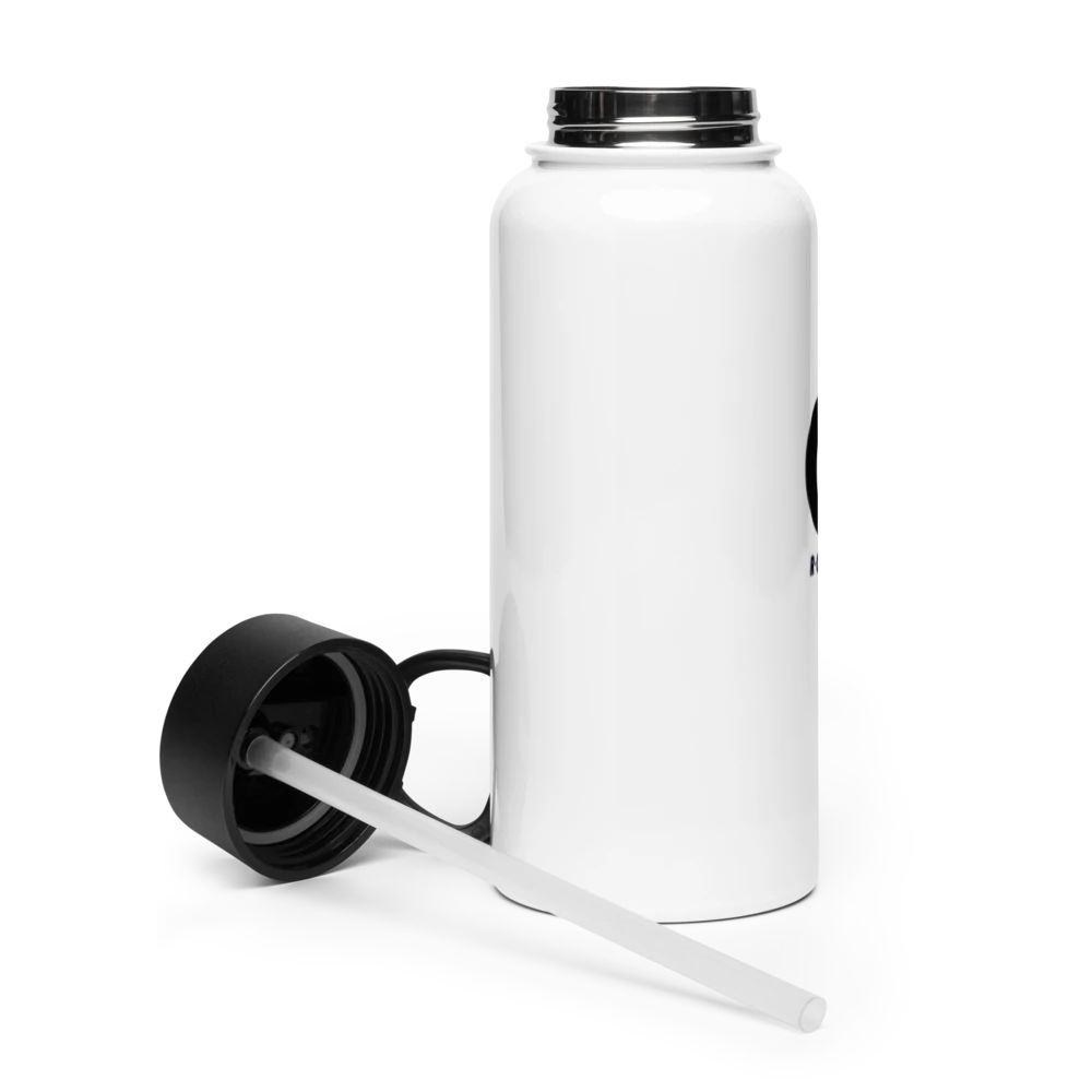 R-Complex Stainless Steel Water Bottle with a Straw Lid